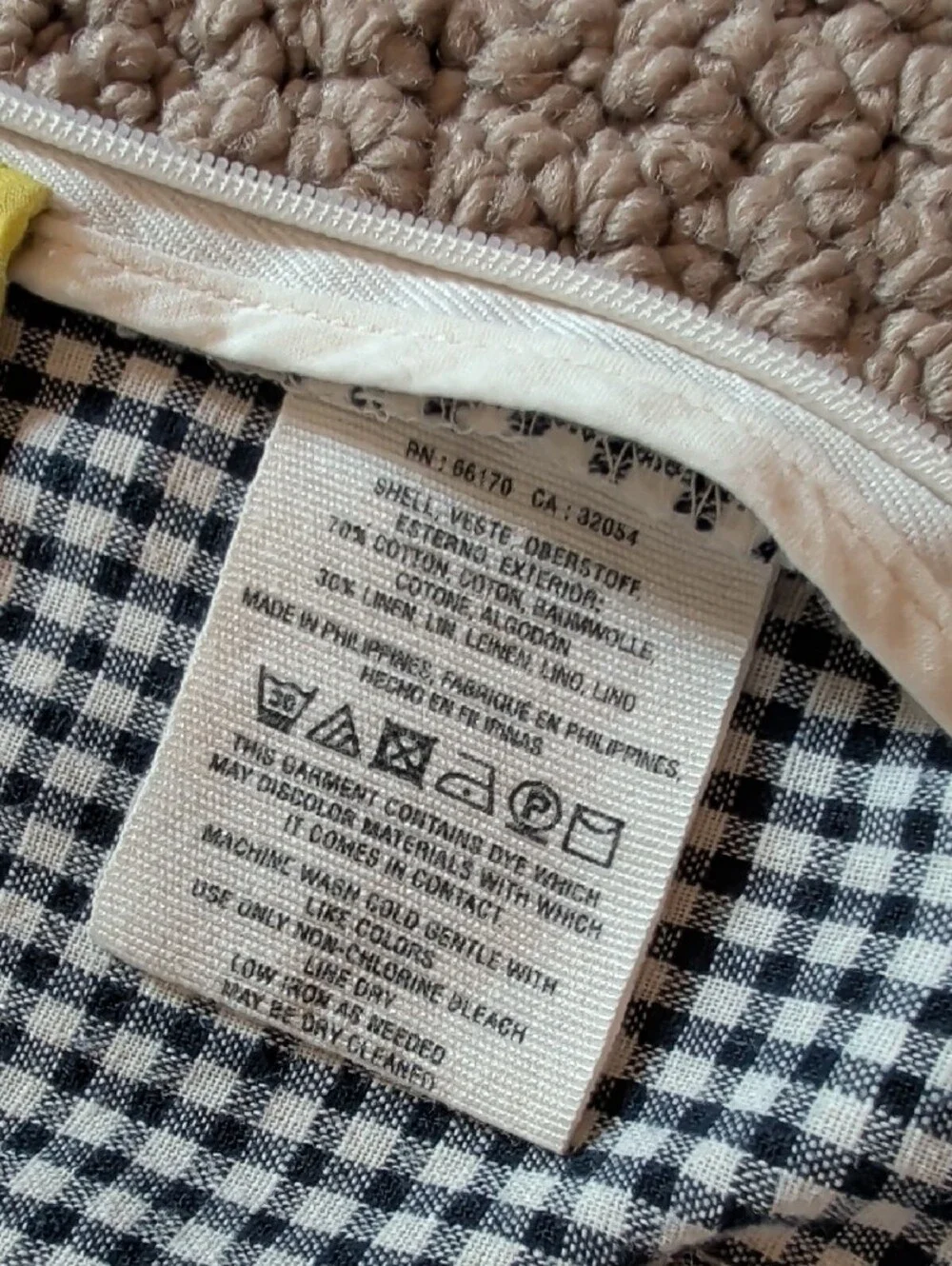 Anthropologie classic gingham
